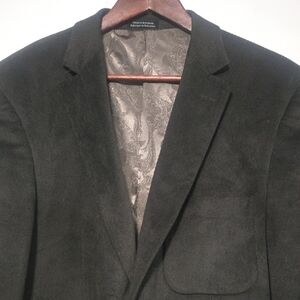 Moore’s Charcoal Grey Sport Coat - Velvet Texture